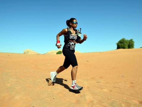 Formerly obese woman readies for 50km grueling desert run